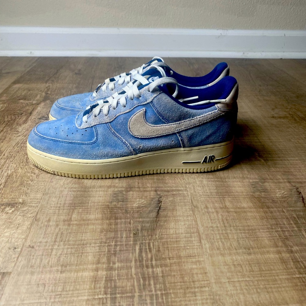 Nike Air force 1 ‘07 LV8 Dusty Blue Men's Size 9.5 University Blue